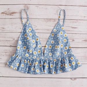 Daisy crop top